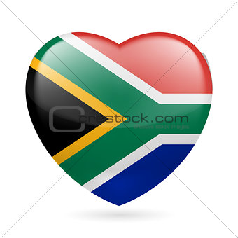 Heart icon of South Africa