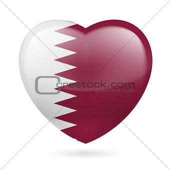 Heart icon of Qatar