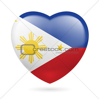 Heart icon of Philippines