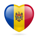Heart icon of Moldova
