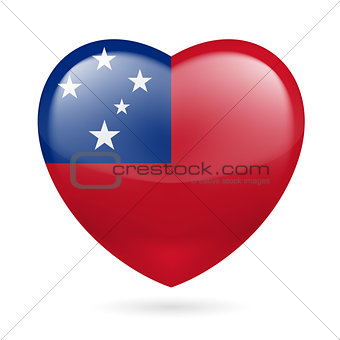 Heart icon of Samoa