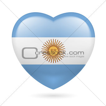 Heart icon of Argentina