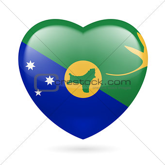 Heart icon of Christmas Island