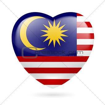 Heart icon of Malaysia