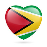 Heart icon of Guyana