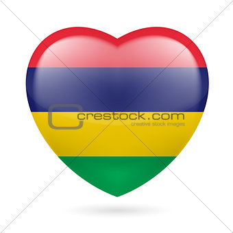 Heart icon of Mauritius