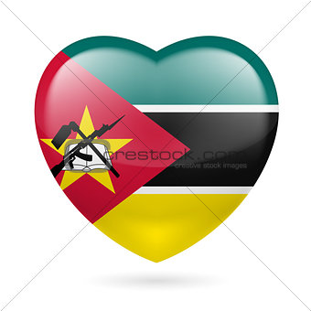 Heart icon of Mozambique