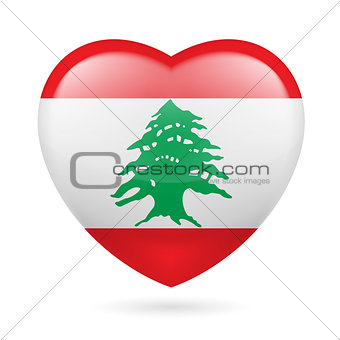  Heart icon of Lebanon