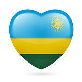 Heart icon of  Rwanda