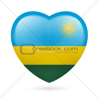 Heart icon of  Rwanda