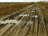 dirty rural road 