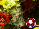 Abstract Football Colors
