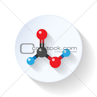 Molecule flat icon