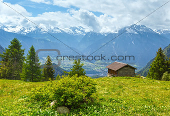 Summer mountain landscape (Alps, Switzerland)