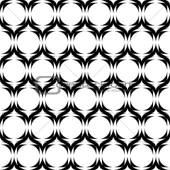 Design seamless monochrome horizontal zigzag pattern