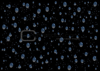 Water drops with background 