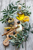 Olives an olive oil