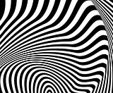 Design monochrome whirl movement illusion background