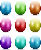 Colourful Easter eggs