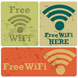 Free wifi stickers