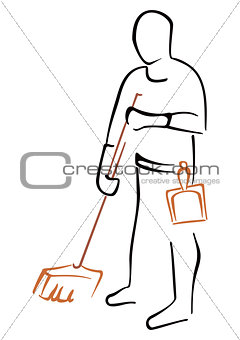 Cleaning symbol