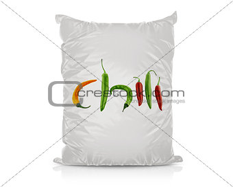 White Blank Foil Food Bag