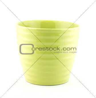 pottery flowerpot
