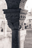 Capitel detail from Buda Castle column