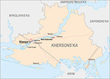 Map of Kherson Oblast