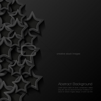 Abstract modern star background. Vector illustration.
