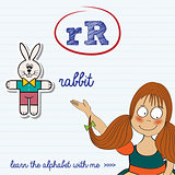 alphabet worksheet of the letter r