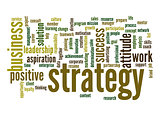 Strategy word cloud