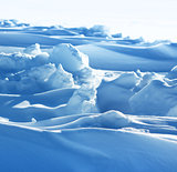 Pure arctic snow formation