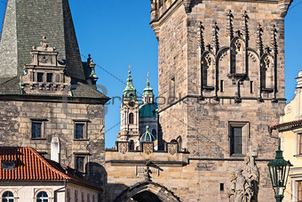 Old Town Prague, Tower at the Charles Bridge Czech Republic