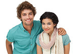 Portrait of a smiling casual young couple