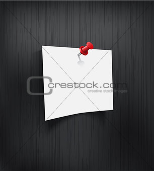 Paper with pin