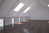 White room with floorboards