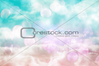 Pink and blue girly design