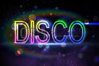 Digital disco text