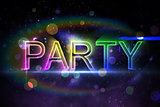 Digital party text