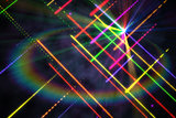 Digitally generated disco laser background