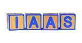 IAAS - Colored Childrens Alphabet Blocks.