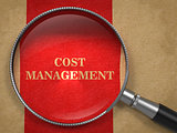 Cost Management - Magnifying Glass.