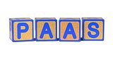 PAAS - Colored Childrens Alphabet Blocks.