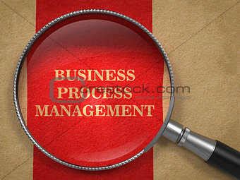 Business Process Management - Magnifying Glass.