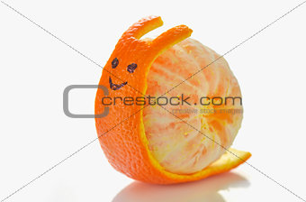 snail concept from orange