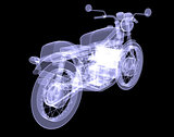 Motorcycle. X-Ray