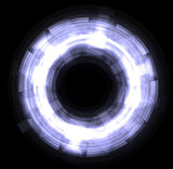 Abstract glowing circle. Design element