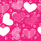 valentine seamless hearts pattern  Wallpaper, background with hearts