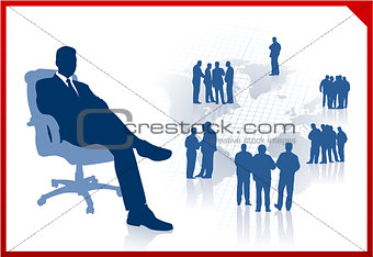 Executive Businessman in Chair